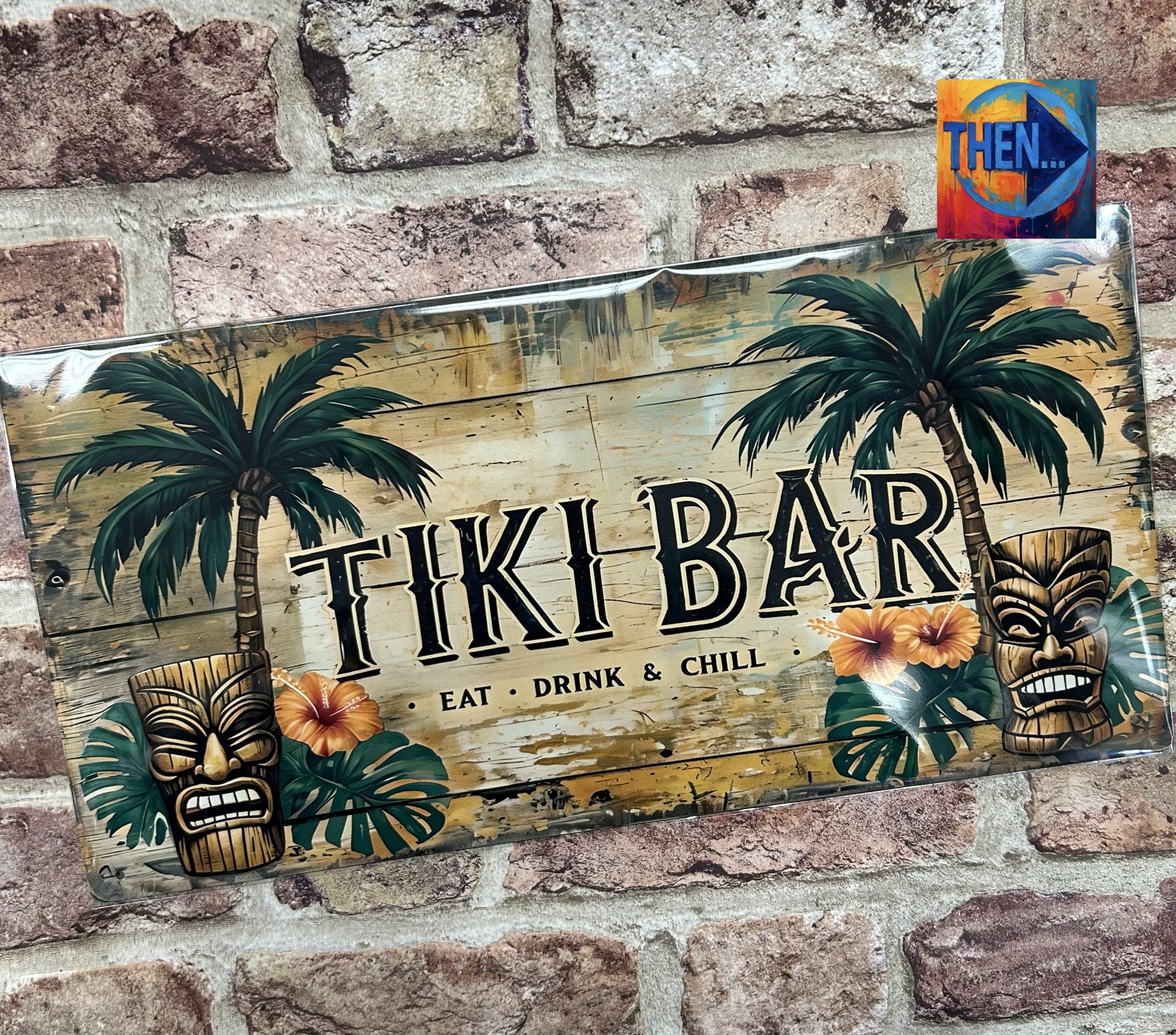 Metal Sign Aluminium, Tiki Bar