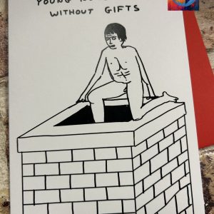 David Shrigley Christmas Card Young Nude Santa