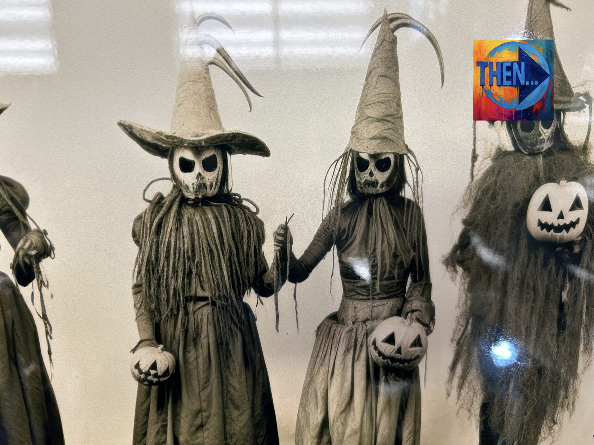 Metal Sign Aluminium, Witch Parade - Halloween, Large - Image 2