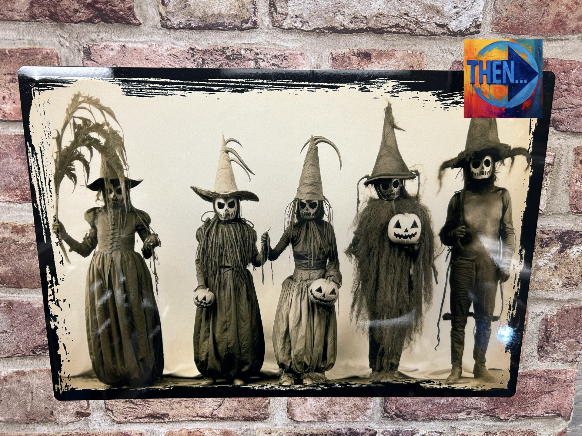 Metal Sign Aluminium, Witch Parade - Halloween, Large
