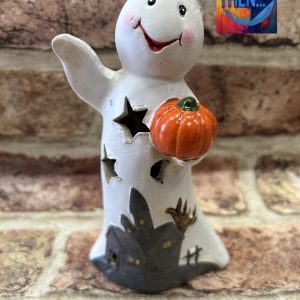 Light Up Ghost Figurine Decorative Halloween Decoration