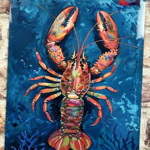 Metal Sign Aluminium, Vibrant Lobster Medium