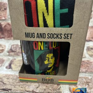 Bob Marley Ceramic Mug & Socks Set