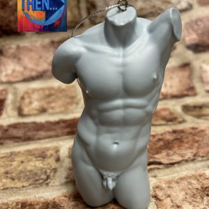 Blue Male Torso Decorative Hanging Decoration