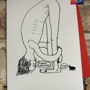 David Shrigley Christmas Card Ant F*ck Off Xmas