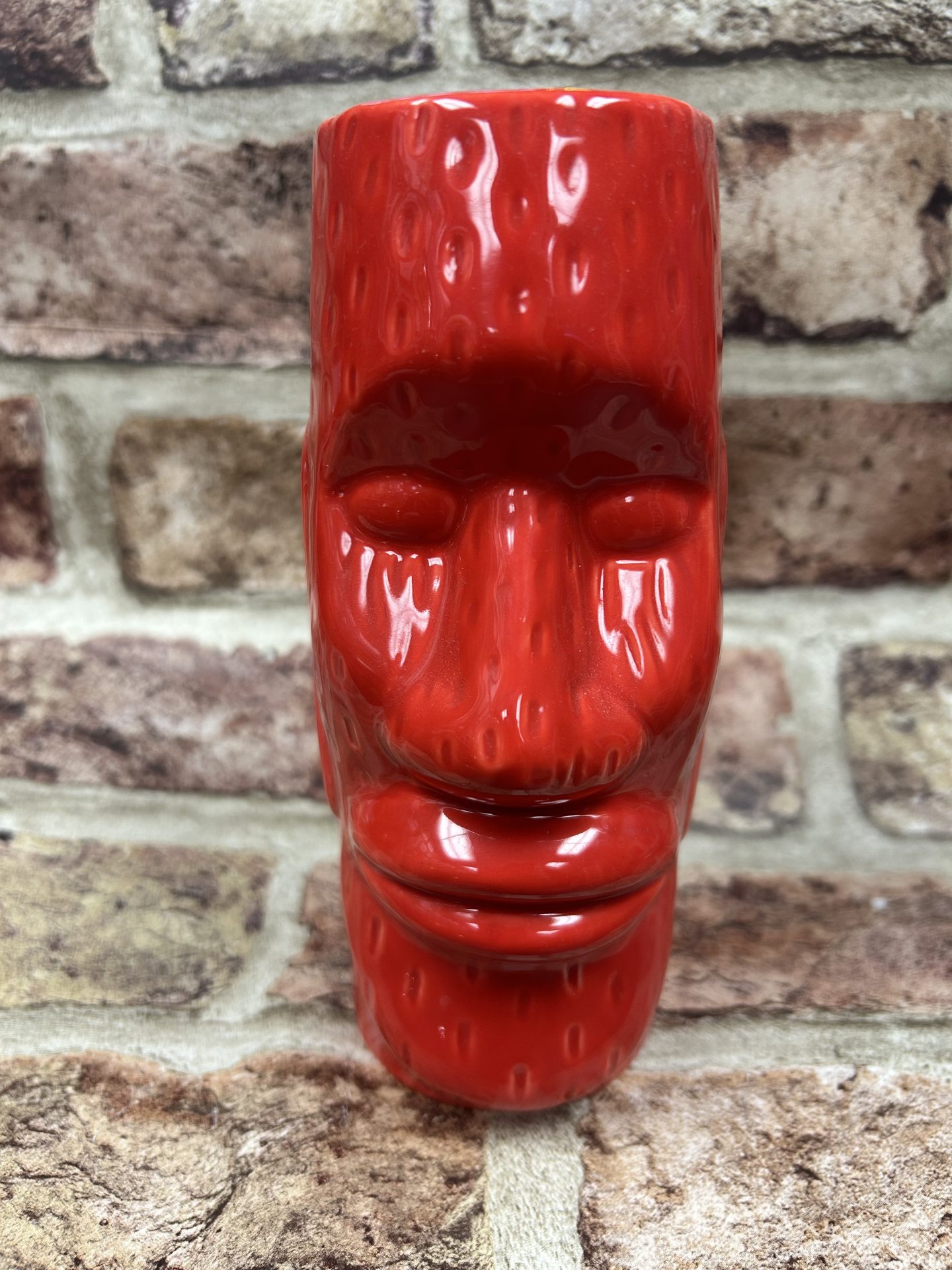 Tiki Mug Ceramic Red