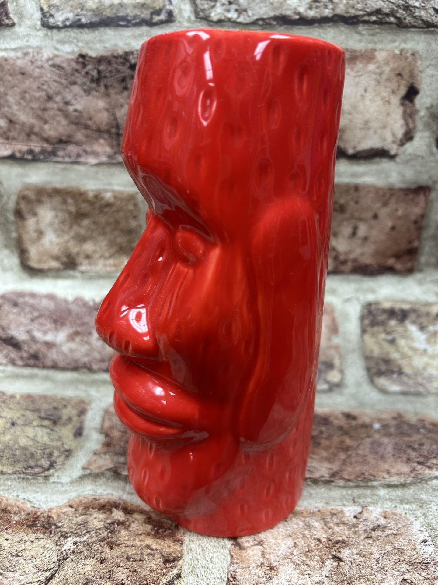 Tiki Mug Ceramic Red - Image 4