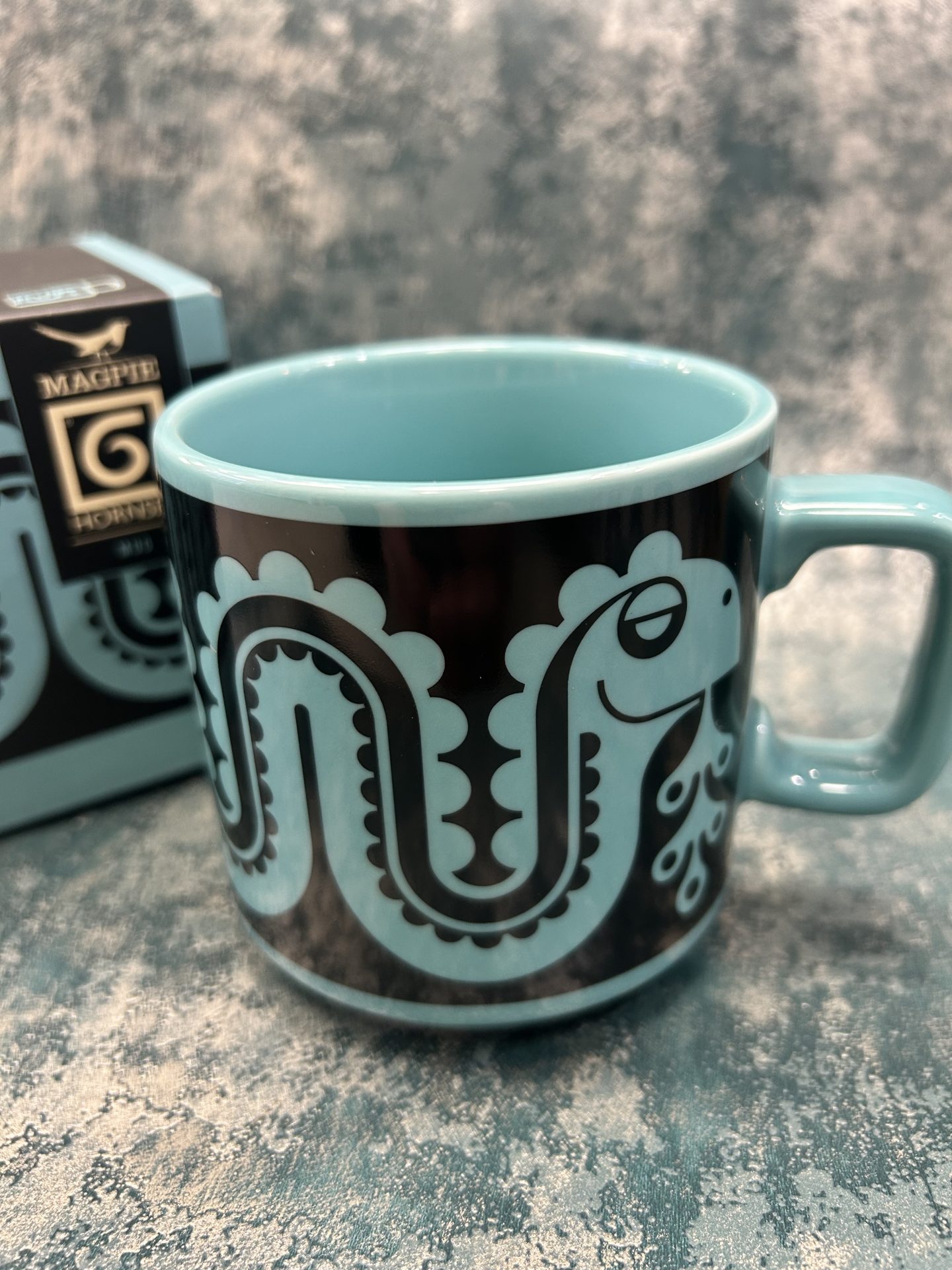 Magpie X Hornsea Mug Nessie in Teal