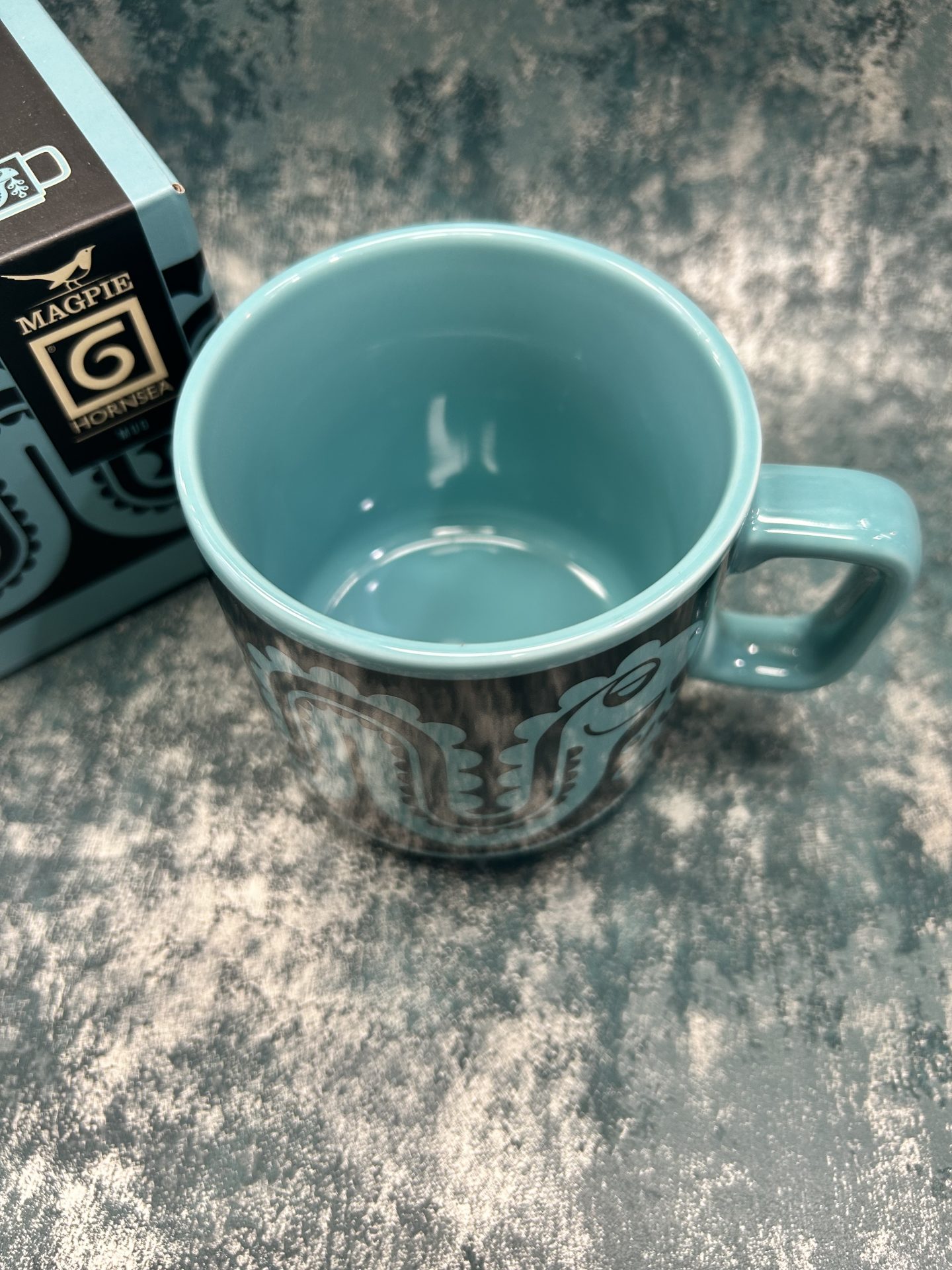 Magpie X Hornsea Mug Nessie in Teal - Image 3