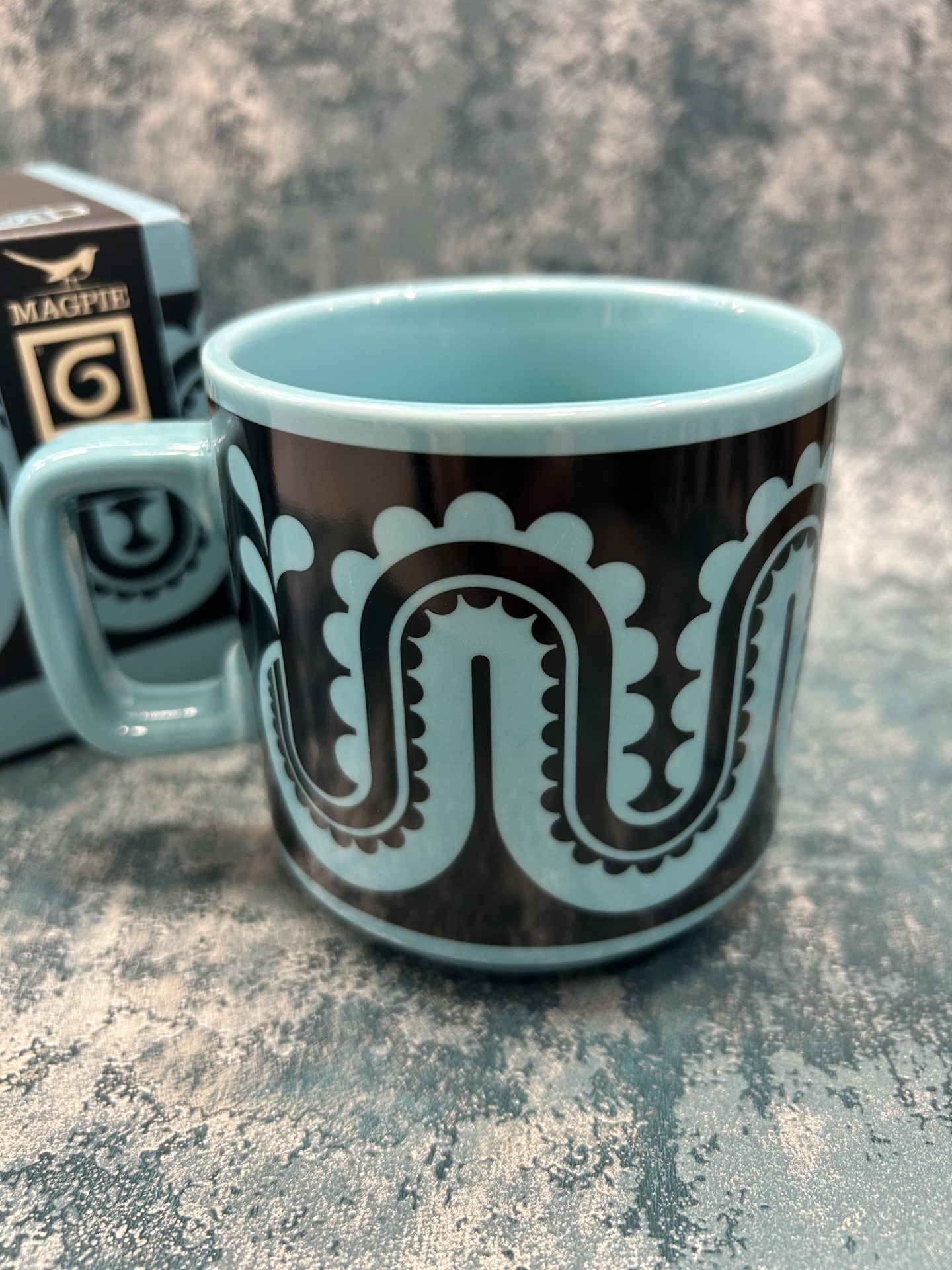 Magpie X Hornsea Mug Nessie in Teal - Image 4