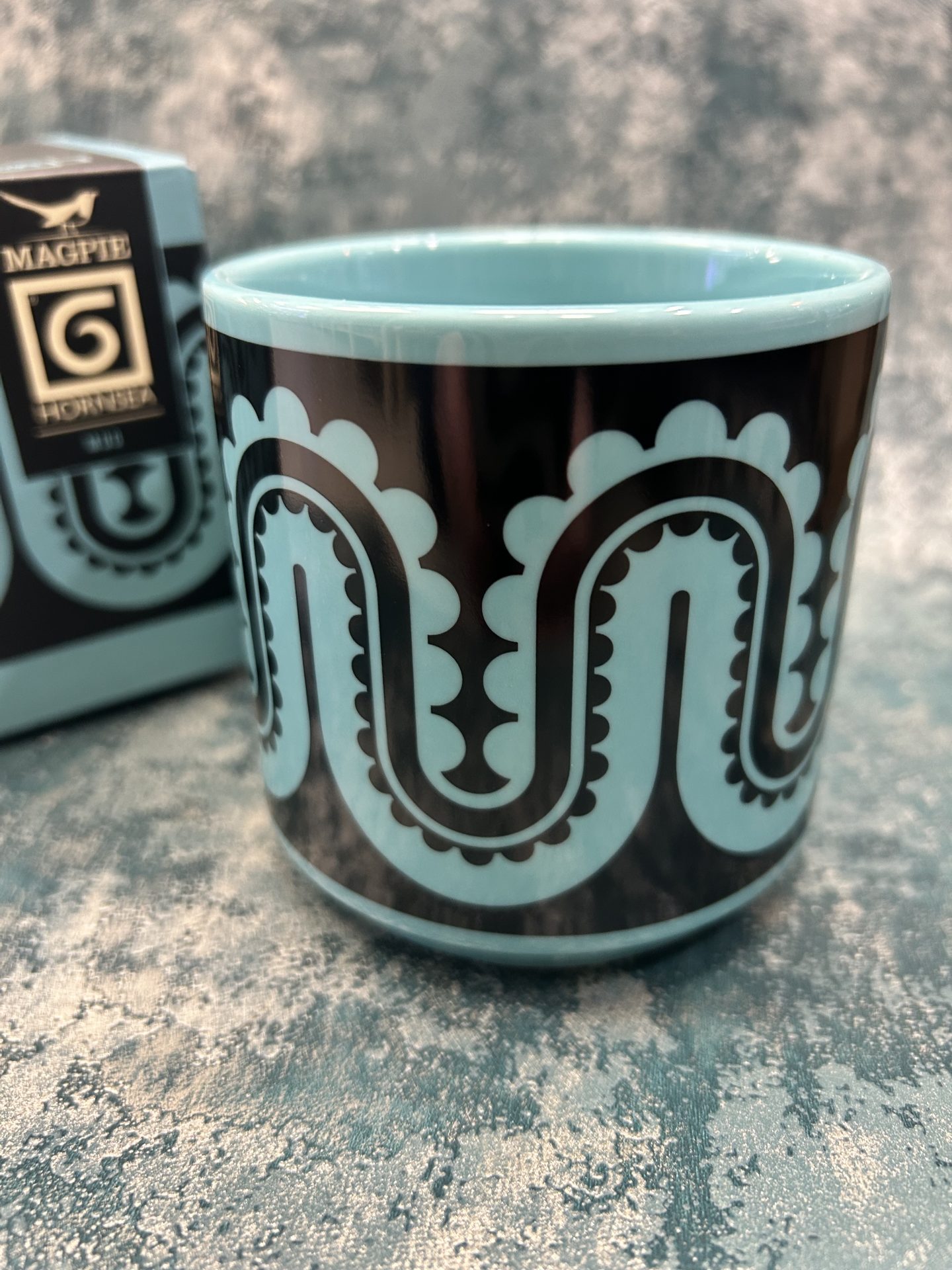 Magpie X Hornsea Mug Nessie in Teal - Image 5