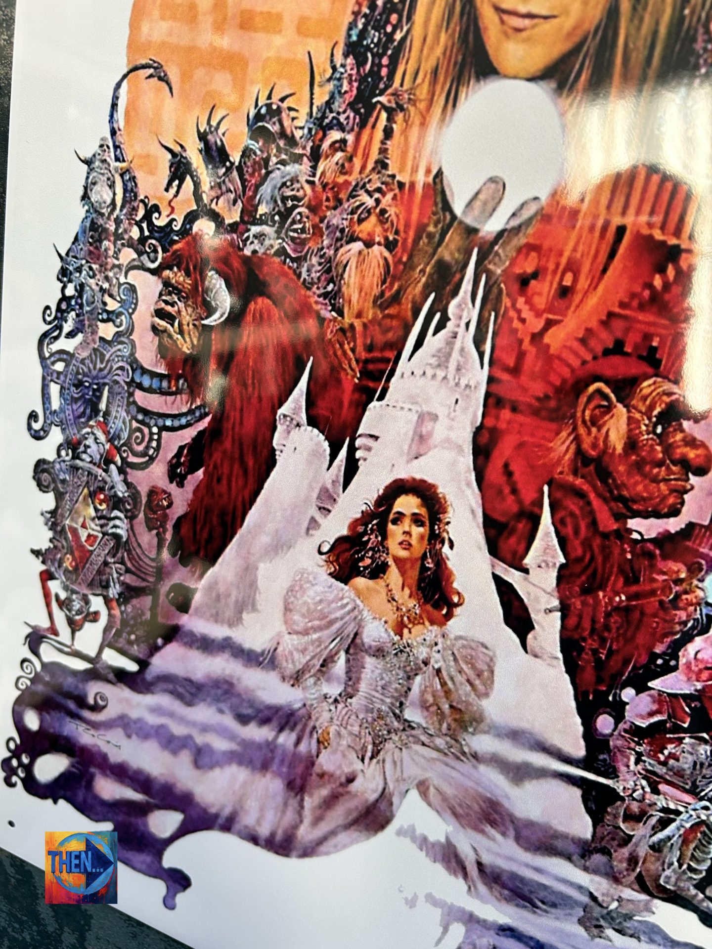 Metal Sign Aluminium, The Labyrinth David Bowie Movie Poster, Large - Image 2