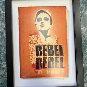 Wall Art Print, Rebel Rebel A4 by The Northern Line
