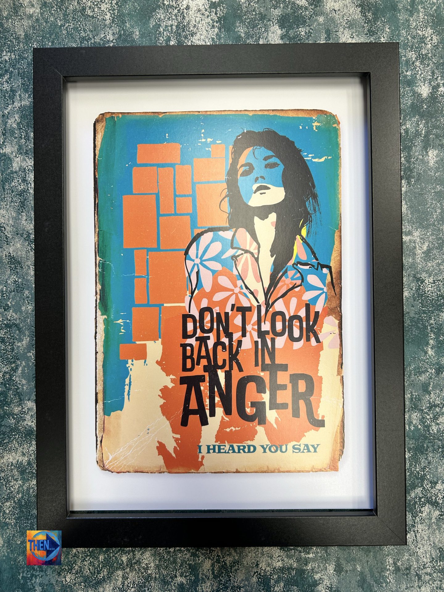 Wall Art Print, Don't Look Back In Anger A4 by The Northern Line