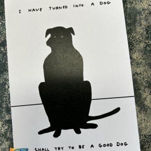 David Shrigley Postcard Turned Into A Dog