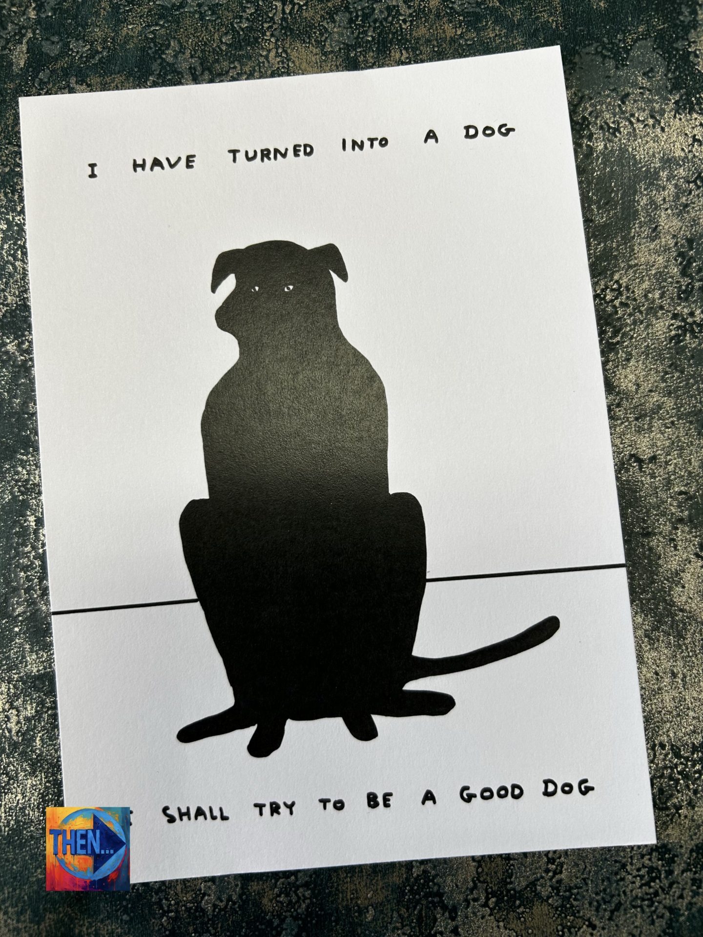 David Shrigley Postcard Turned Into A Dog