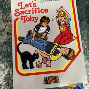 Steven Rhodes "Let's Sacrifice Toby" Postcard