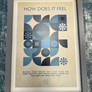 Wall Art Print, New Order Blue Monday A3 by The Northern Line