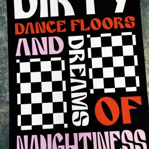 Wall Art Print "Dirty Dance Floors" A3