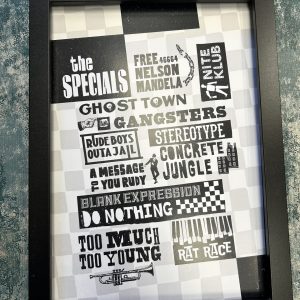 Wall Art Print, The Specials  A4 by The Northern Line