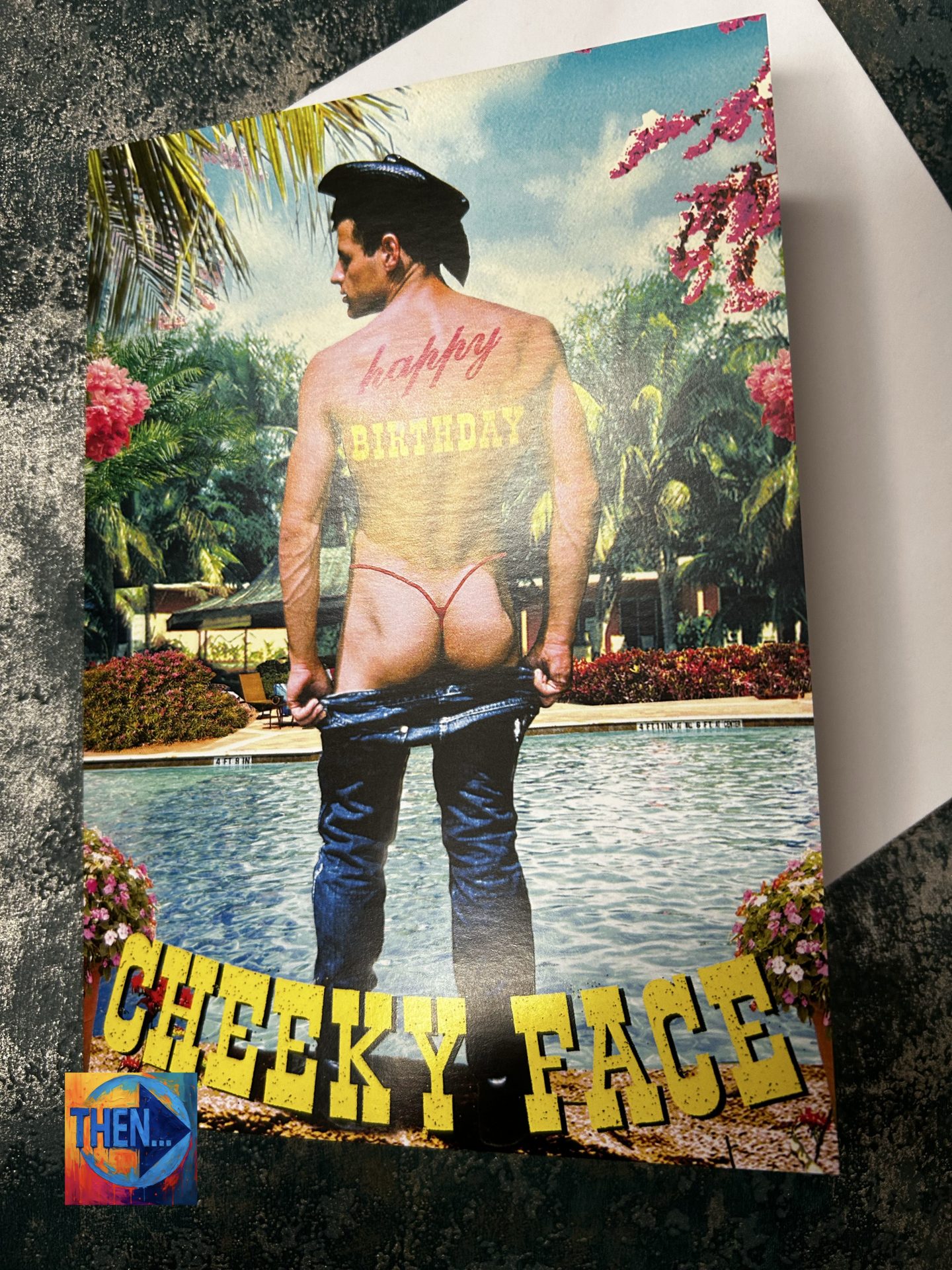 Greeting Card, Happy Birthday Cheeky Face