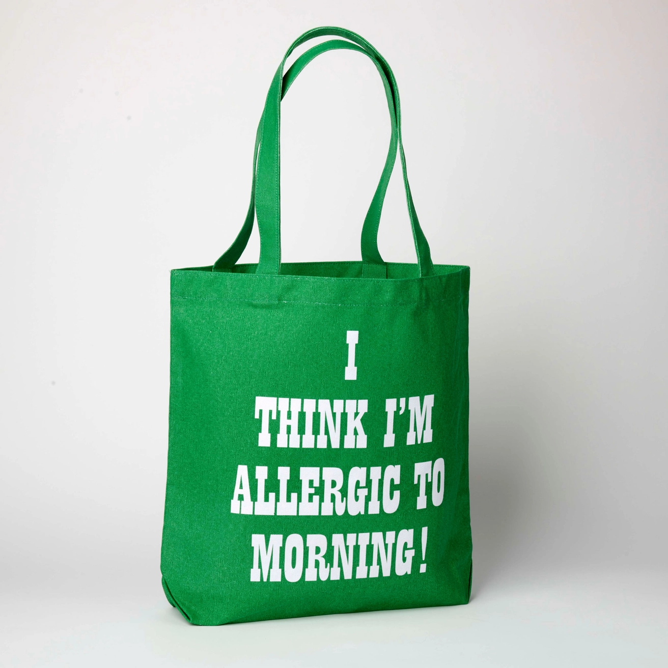 Peanuts Tote Bag - I Think I'm Allergic To Mornings - Image 3