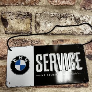 Metal Hanging Sign, BMW Service, Small