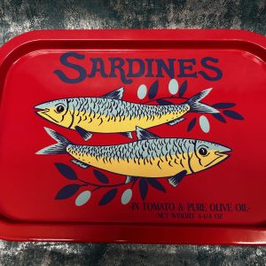 Retro Sardines Tin Serving Tray