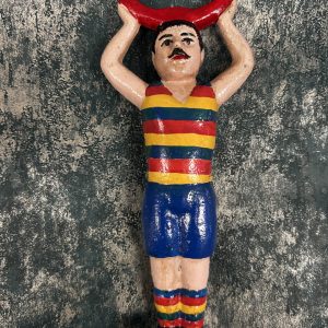 Painted Cast Iron Footballer Traditional Bottle Opener
