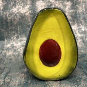 Avocado Ceramic Stem Vase
