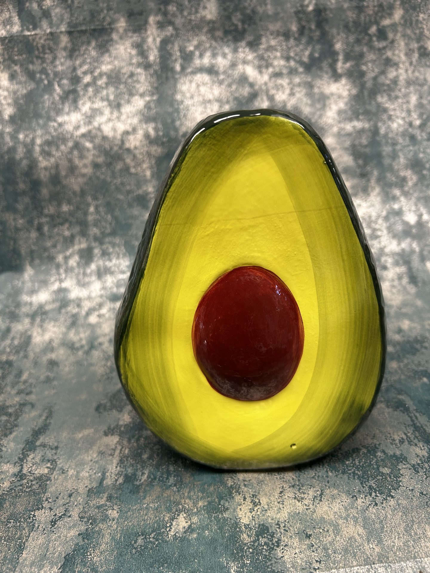 Avocado Ceramic Stem Vase