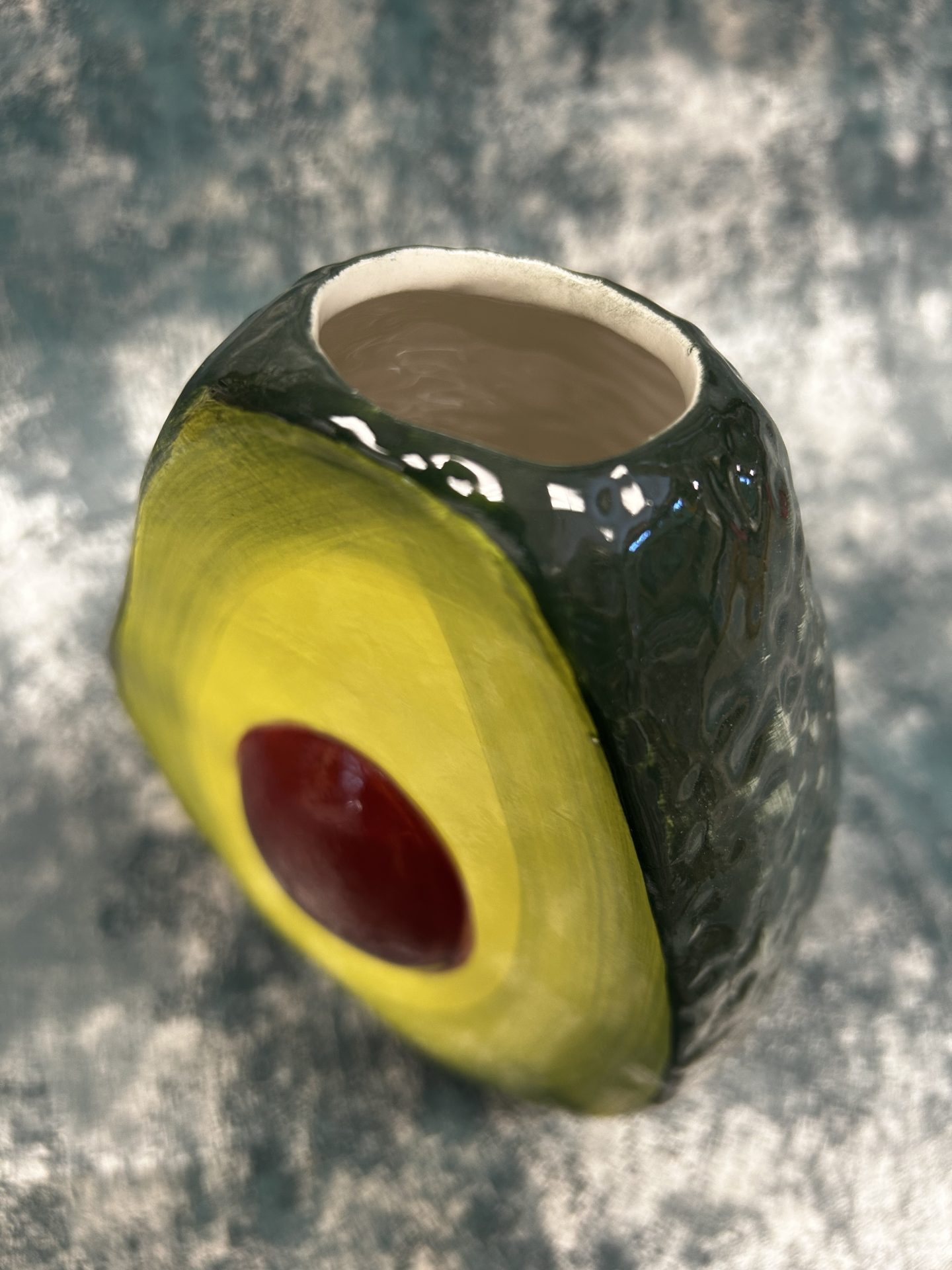 Avocado Ceramic Stem Vase - Image 4