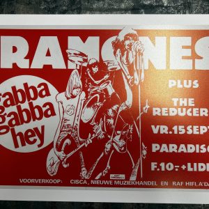 Wall Art Print, The Ramones Gig Poster A3
