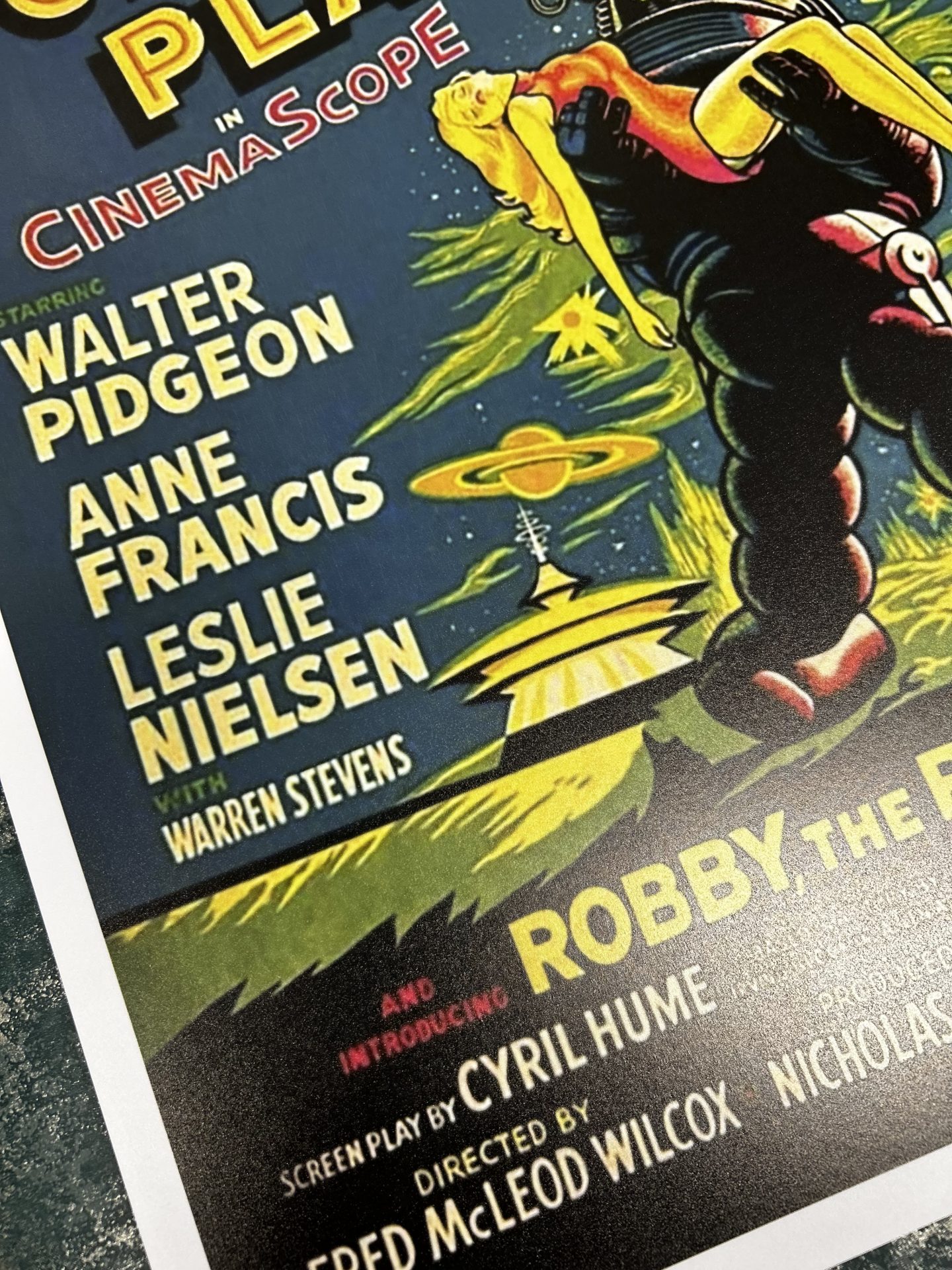 Wall Art Print, Forbidden Planet Vintage Movie Print A3 - Image 3