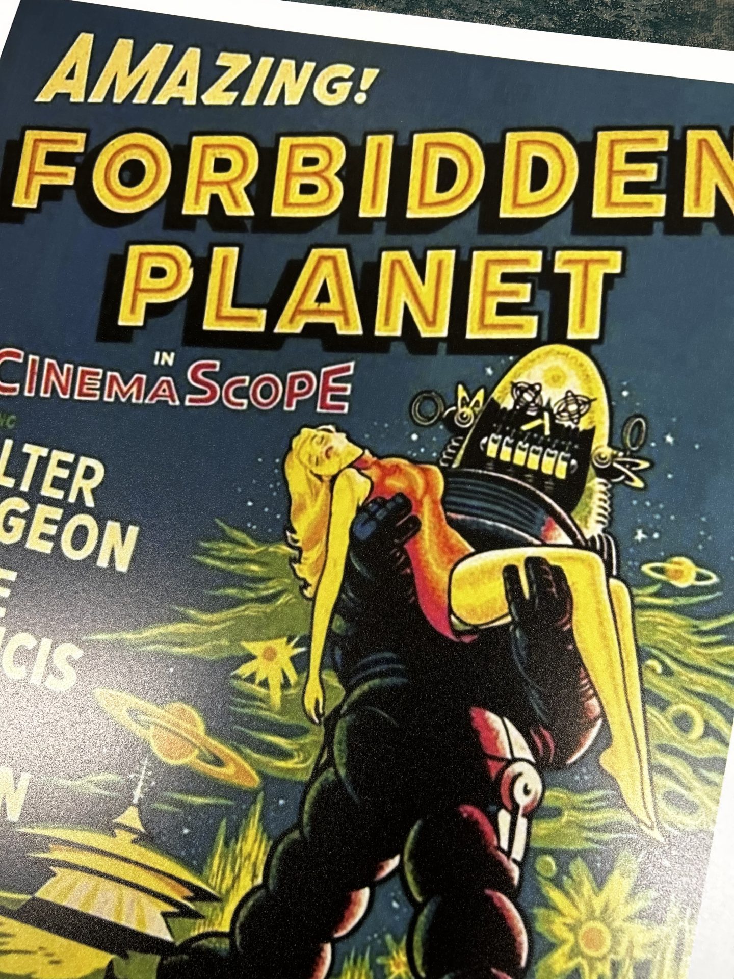 Wall Art Print, Forbidden Planet Vintage Movie Print A3 - Image 2