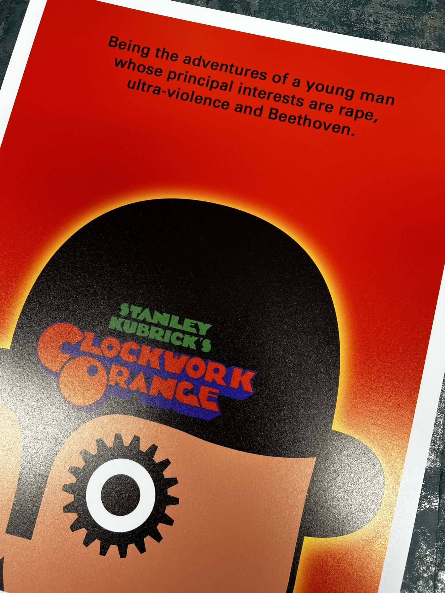 Wall Art Print, A Clockwork Orange Alternative Movie Poster A3 - Image 2