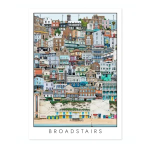 Wall Art Print, Broadstairs Cityscape A3 by Katy Donaldson