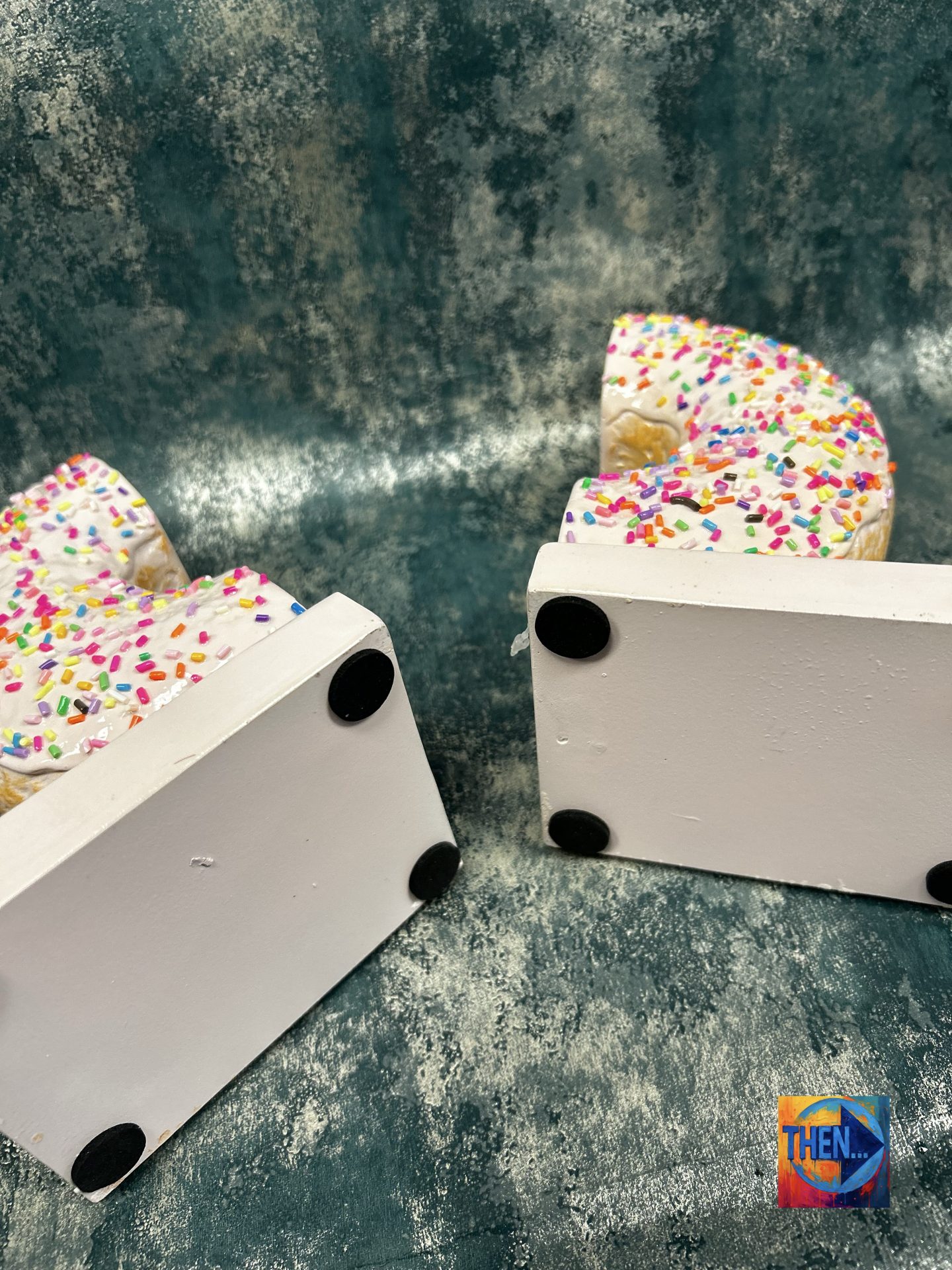 Iced Doughnut Bookends Pair - Image 6