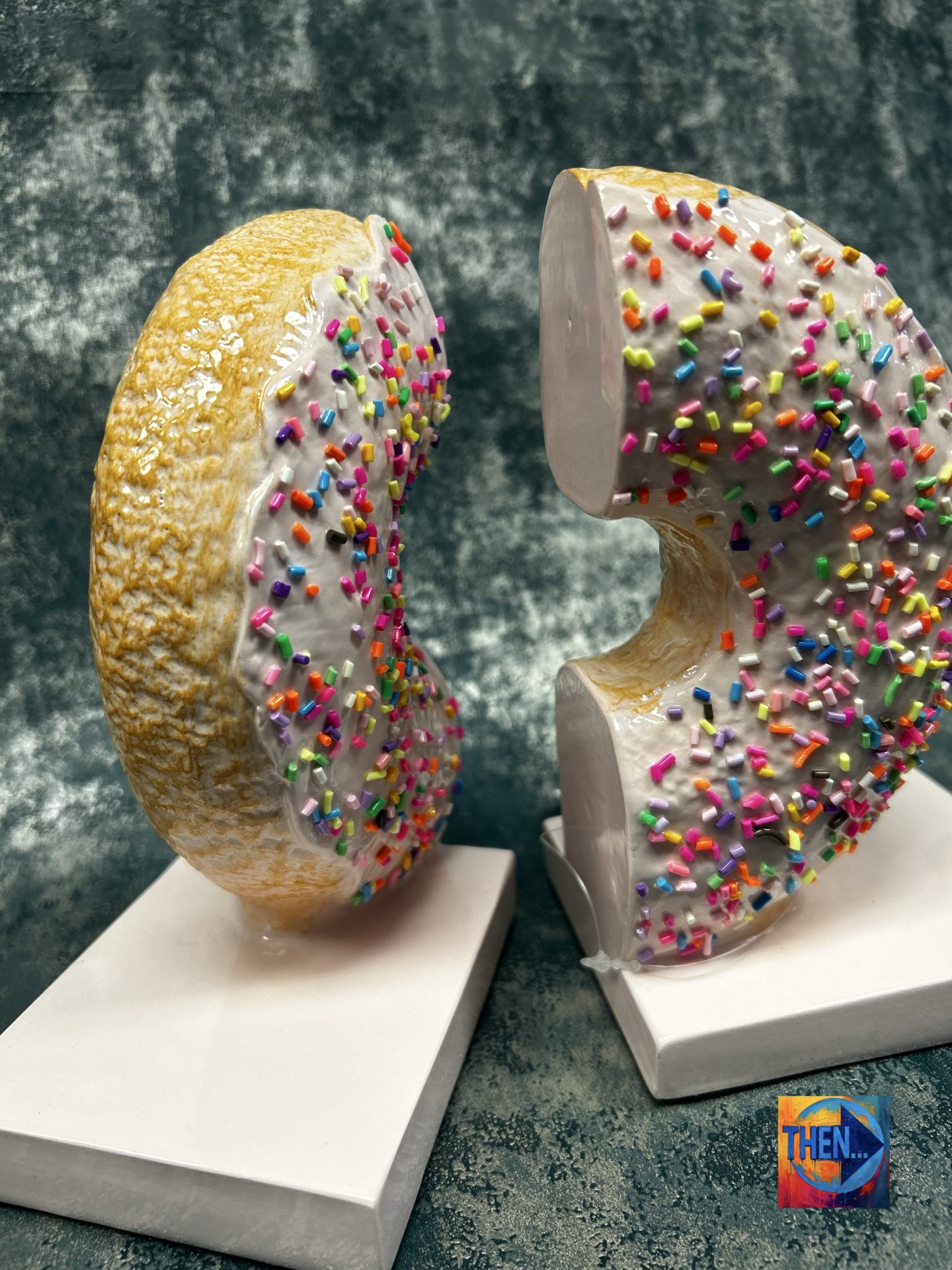 Iced Doughnut Bookends Pair - Image 5