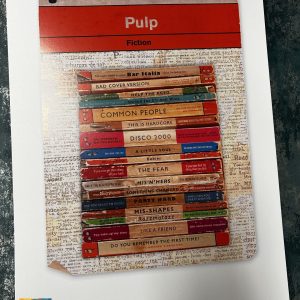 Wall Art Print, Pulp Fiction Music Poster A3 by The Northern Line