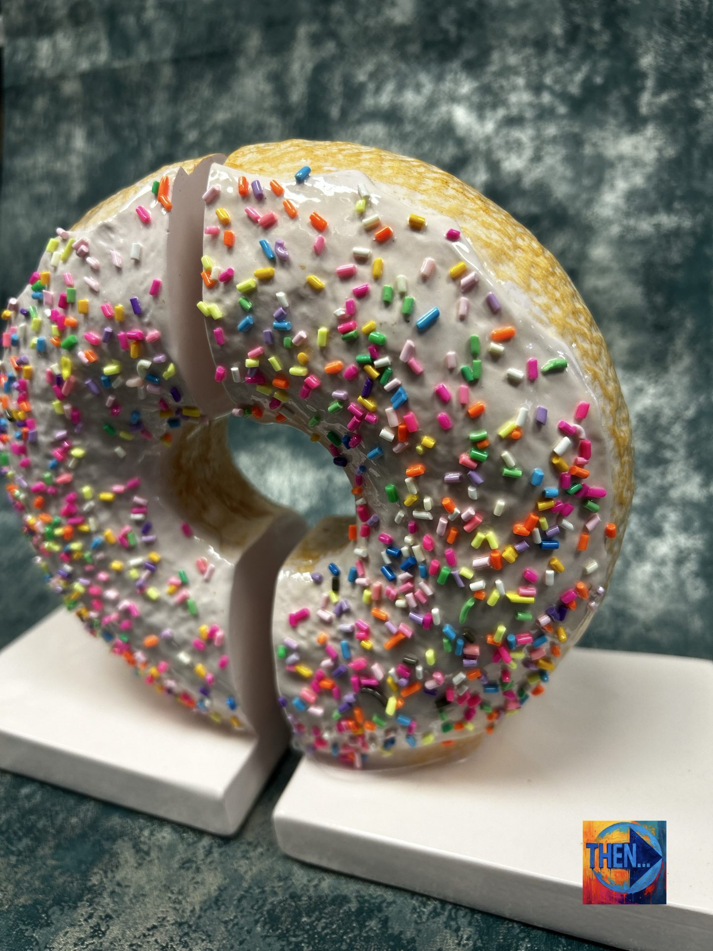 Iced Doughnut Bookends Pair - Image 4