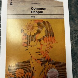 Wall Art Print, Common People - Pulp Book Jacket Print A4 by The Northern Line