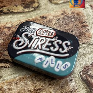 Small Tin Of Mini Mints, Anti Stress Pills