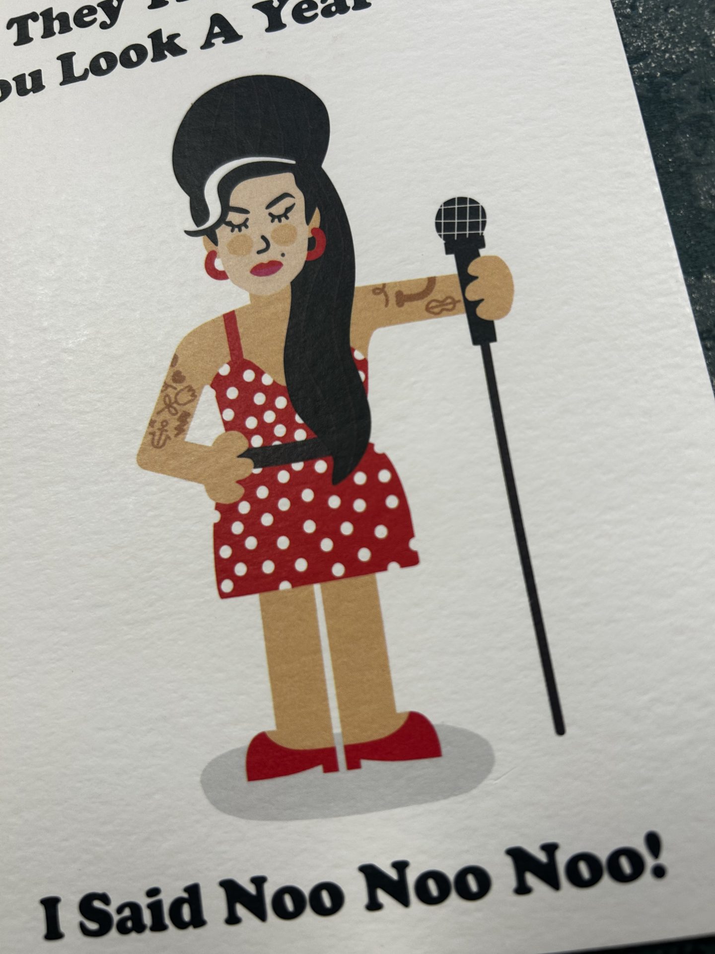 A Year Older.. I Said Noo Noo Noo! Birthday Card by Studio Boketto - Image 3