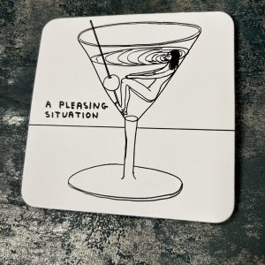 David Shrigley "A Pleasing Situation" Coaster