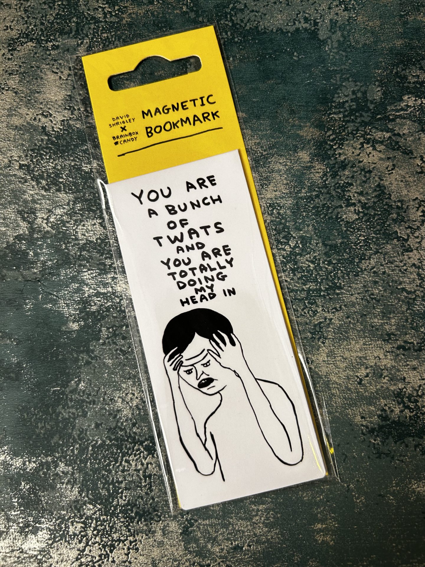David Shrigley "Bunch Of Twats" Magnetic Bookmark