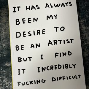 David Shrigley "Be an artist" Sketch Book