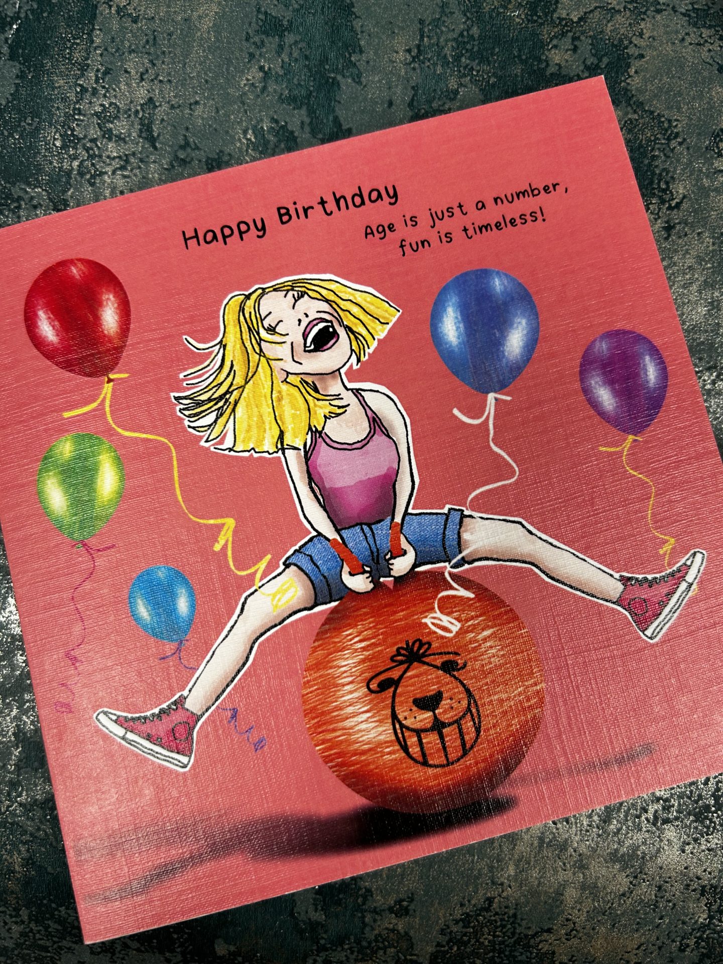 Happy Birthday Card, Age Is Just A Number...