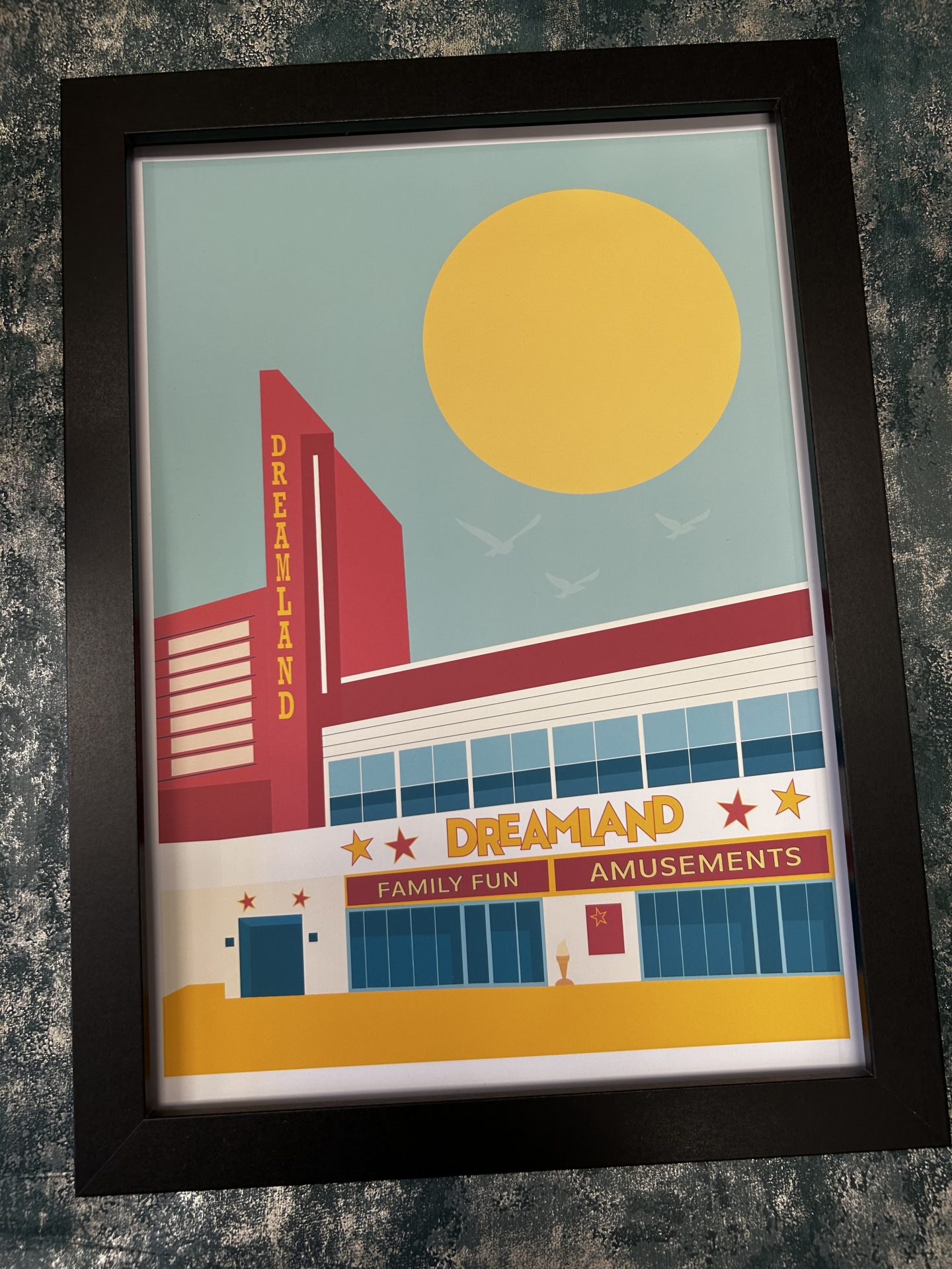 Wall Art Print, Margate Dreamland by Gail Myerscough A3 - Image 3
