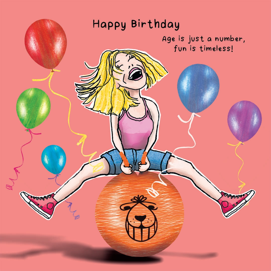 Happy Birthday Card, Age Is Just A Number... - Image 2